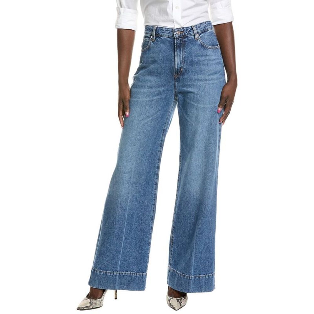 Frame Denim Womens  The Slice Flare Jean